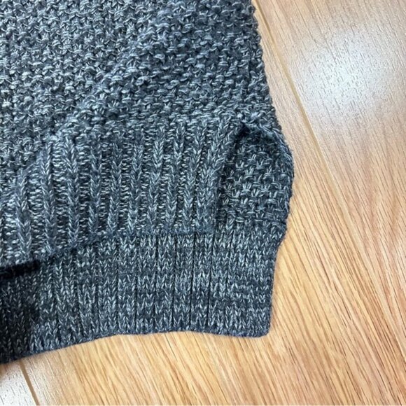 Oak + Fort Dark Grey Oversized Knit Sweater - L - Picture 9 of 12
